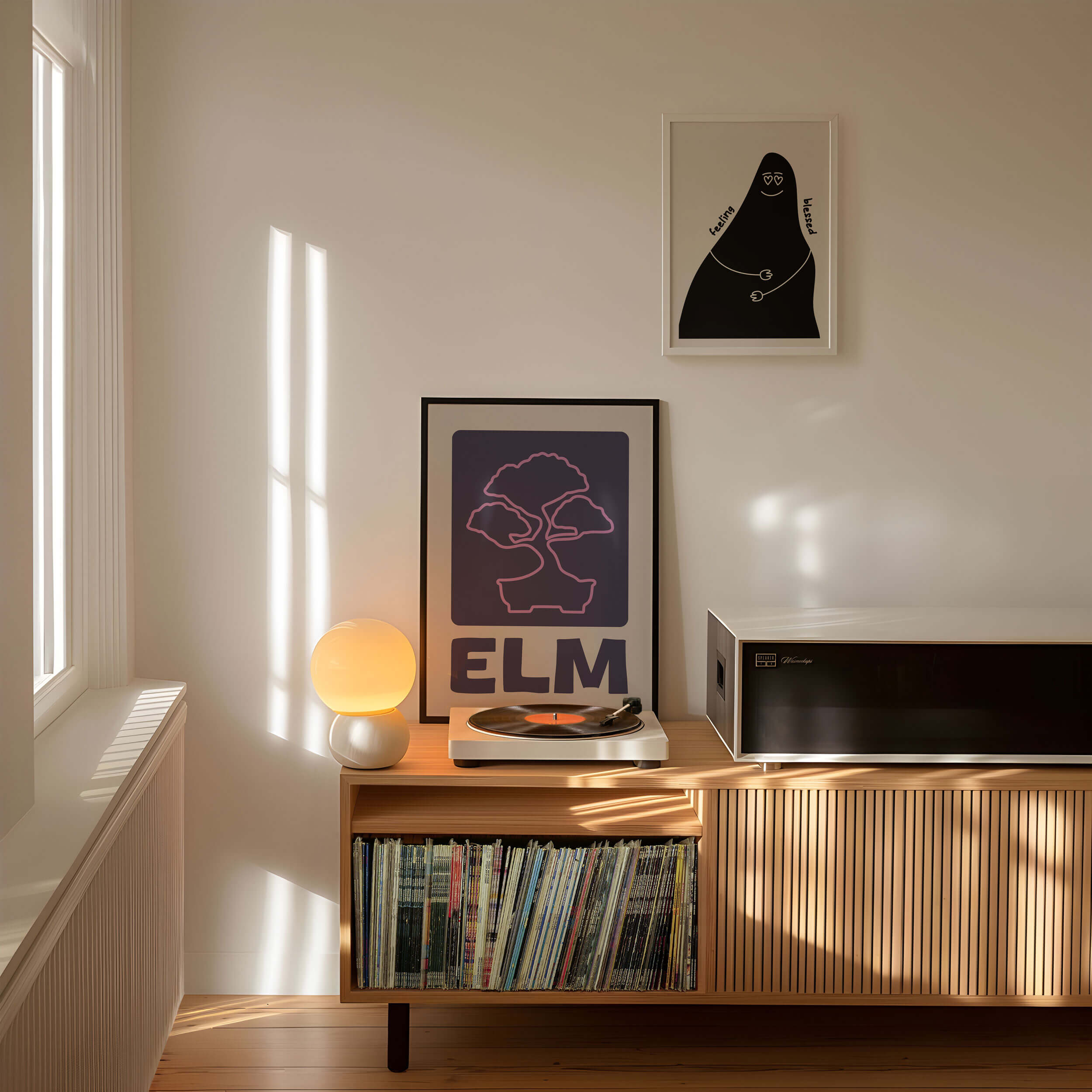 Modern abstract art prints for stylish interiors