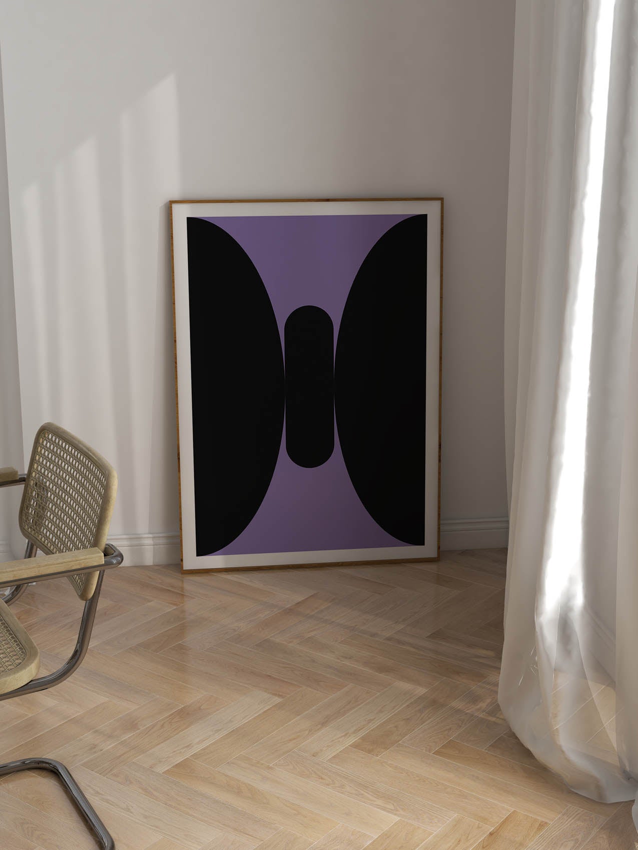Minimalist Abstract Art Prints UK | Clean Lines & Free Framing