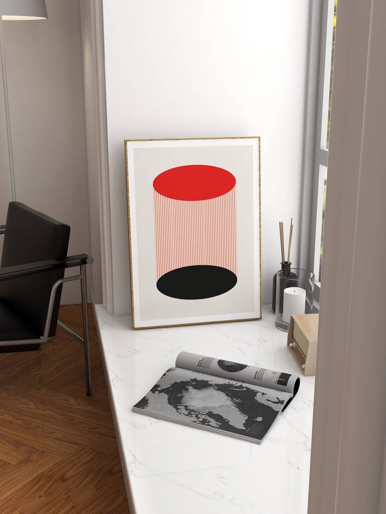 Geometric Abstract Art Prints UK | Free Framing & Stylish Shapes