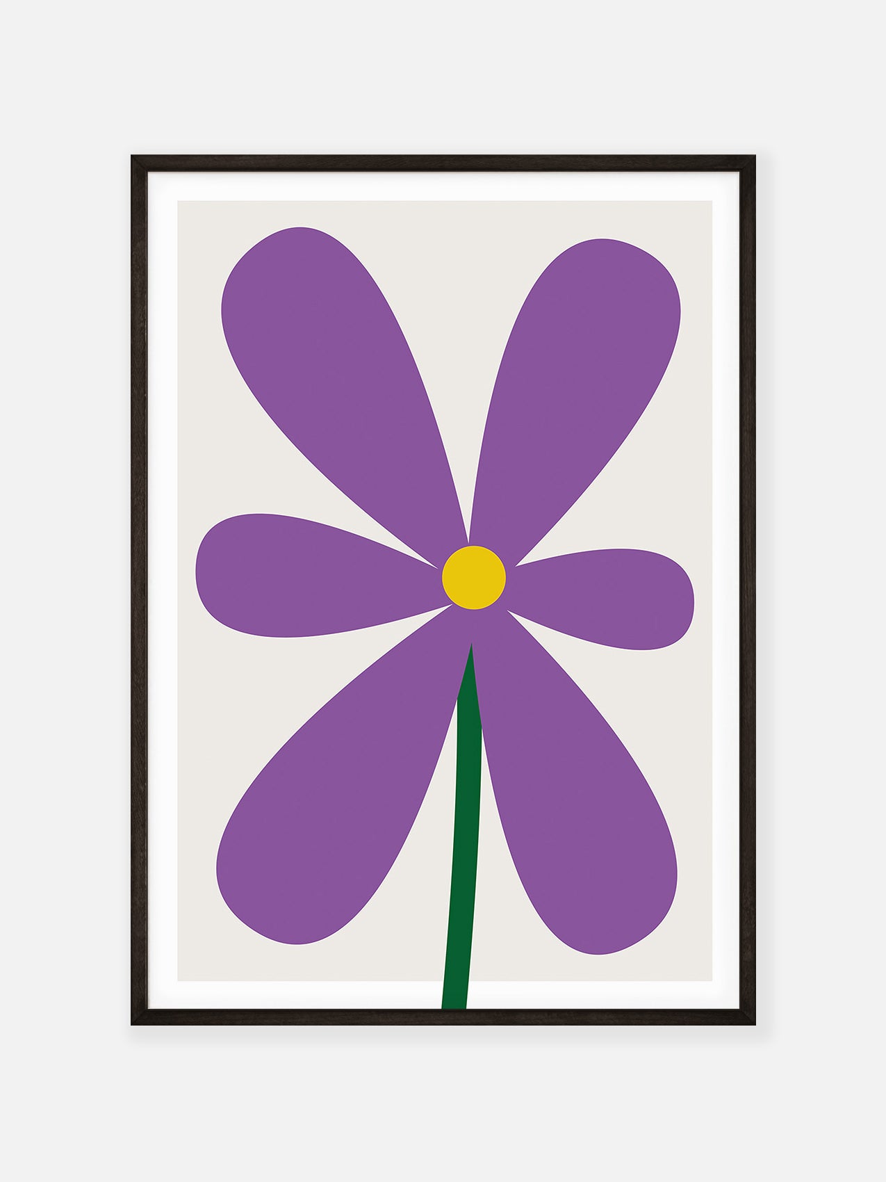 Purple Daisy Print