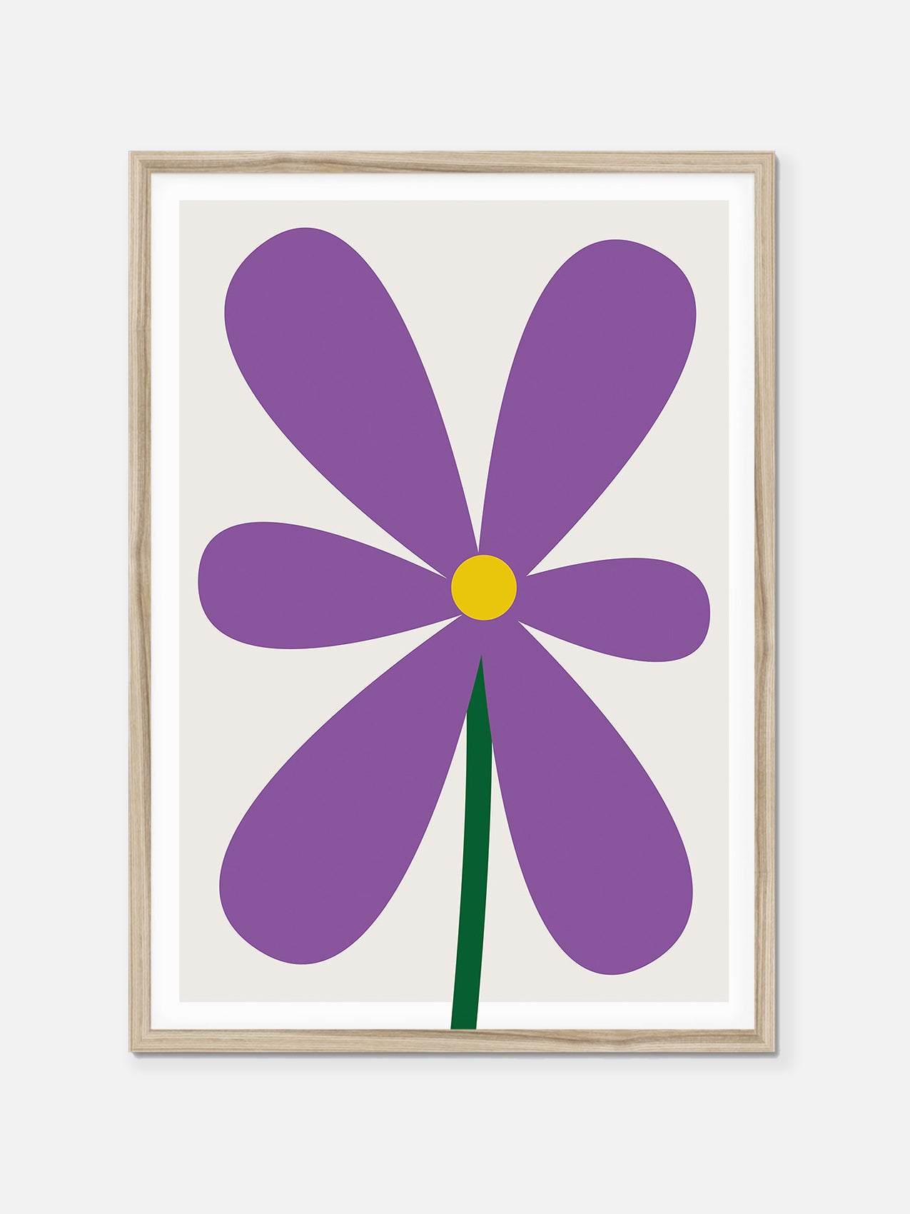 Purple Daisy Print